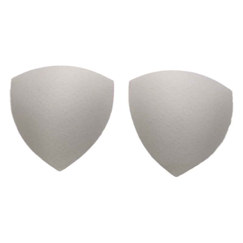 Треугольная нагрудная накладка губчатая вставка для купальников чашка тонкая дышащая губка с восемью отверстиями для груди с высоким отскоком вставка для груди вставка