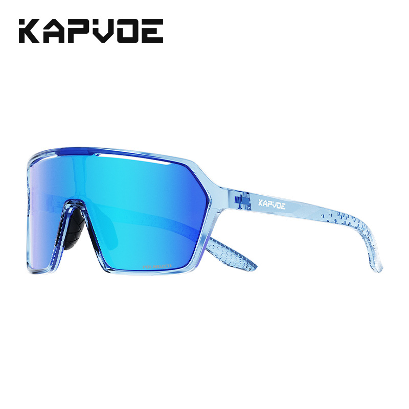 Gafas Polarizadas de Ciclismo de TR90, Protección contra Viento y Arena, Apto para Miopía, para Ciclismo y Senderismo