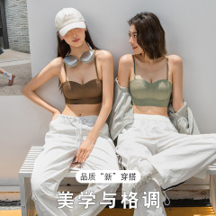扎染魔托杯抹胸 秋冬款3D立体罩杯 聚拢上托收副乳可拆细肩带文胸