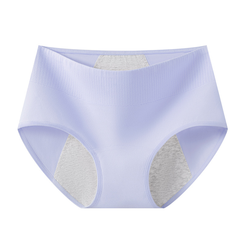 Calzoncillos de algodón de período menstrual 10A entrepierna antibacteriana entrepierna de algodón tía período menstrual ensanchamiento a prueba de fugas calzoncillos de mujer