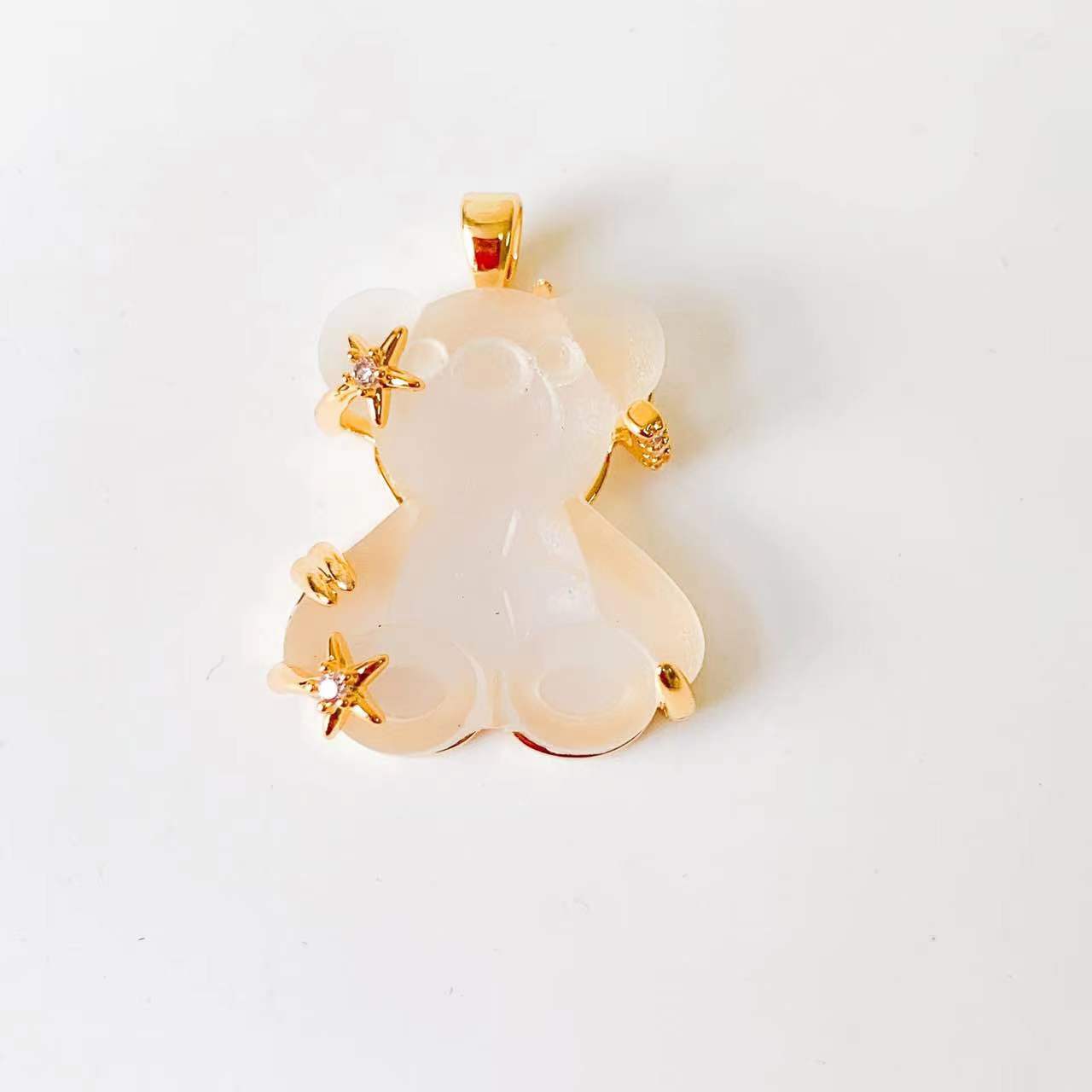 1 Piece Copper Artificial Pearls Cat's Eye Stone Zircon Geometric Charms Jewelry Accessories display picture 26