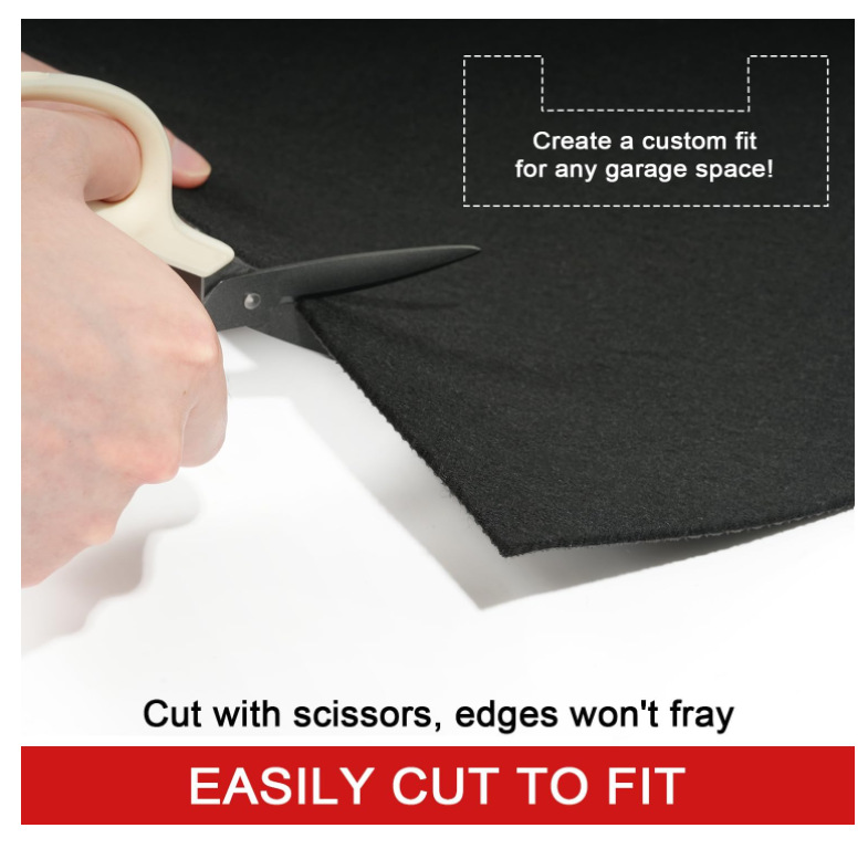 Cross-Border Tpr Anti-Slip Felt Floor Mat Garage Water-Absorbent and Oil-Proof Car and Motorcycle Repair Mat to Prevent Oil Spillage Mat