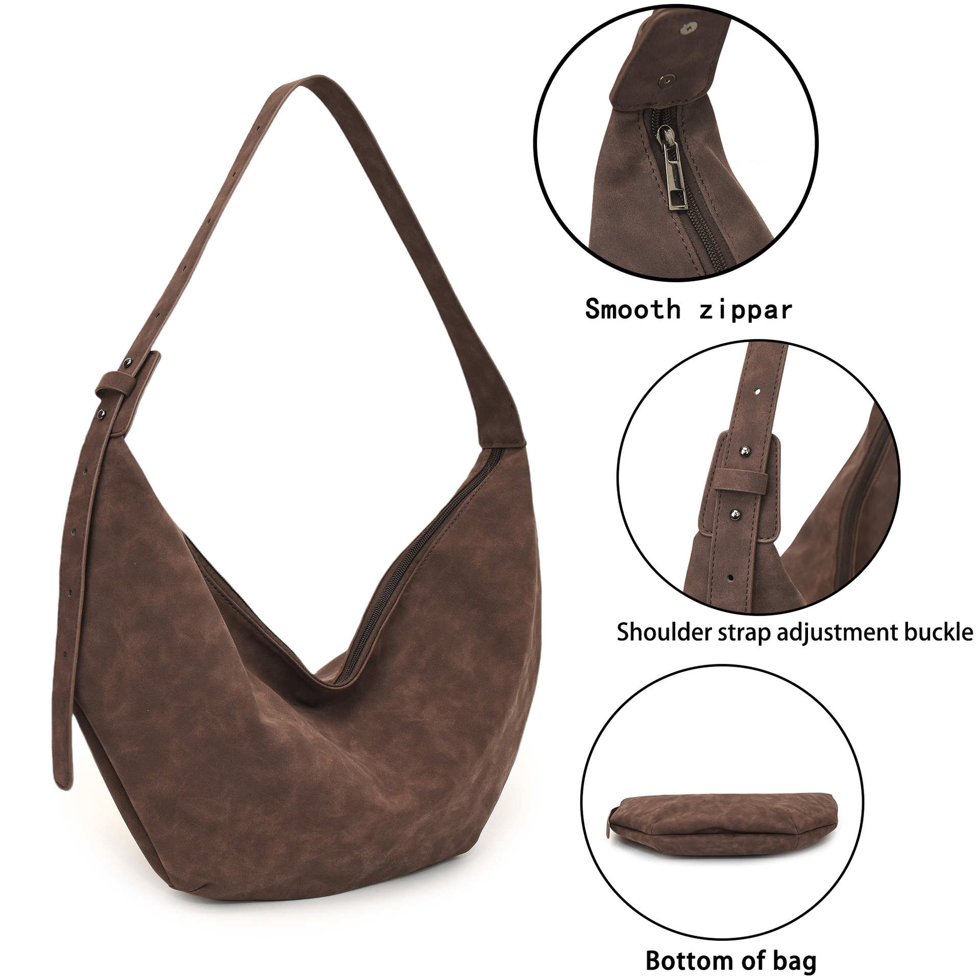 Cross-border Large-capacity Women's Bag 2026 New Retro Niche Design Single-shoulder Crossbody Bag Commute Tote Bag