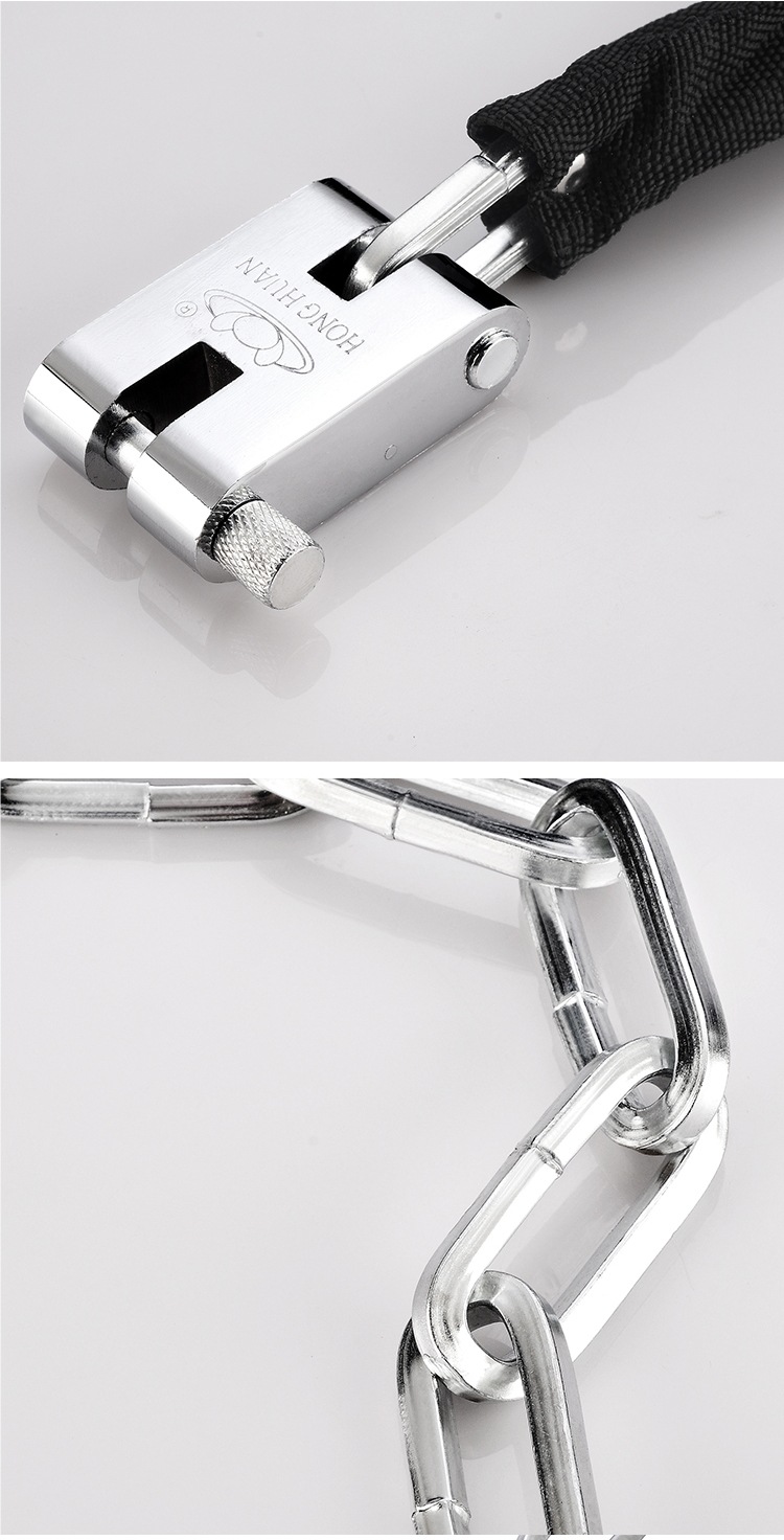 Chain Lock Anti-Theft Chain Lock Anti-Cut Iron Chain Lock Tricycle Bicycle Motorcycle Lock Battery Car Chain Padlock