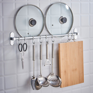Stainless Steel Hooks, Punch-Free Bathroom Clothes Hooks, Bathroom Clothes Hooks, Wall Hangers, Kitchen Hanging Rods