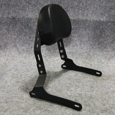 Xiangshuai tough guy 800N motorcycle modified shelf backrest bumper folding backrest quick release side bag non-destructive installation (Motorcycle tail) - plate-shaped-waist-shaped-low-backrest