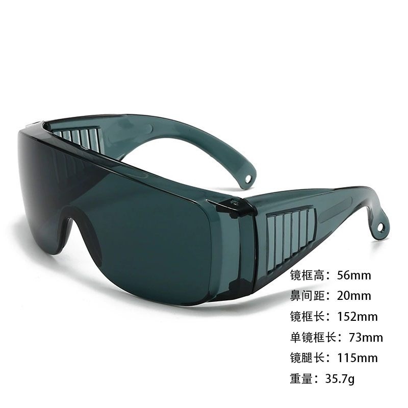 ANSIZ87 Gafas EN166 salón de belleza láser rojo verde azul soldadura eléctrica negro IPL gafas OPTE depilación ligera