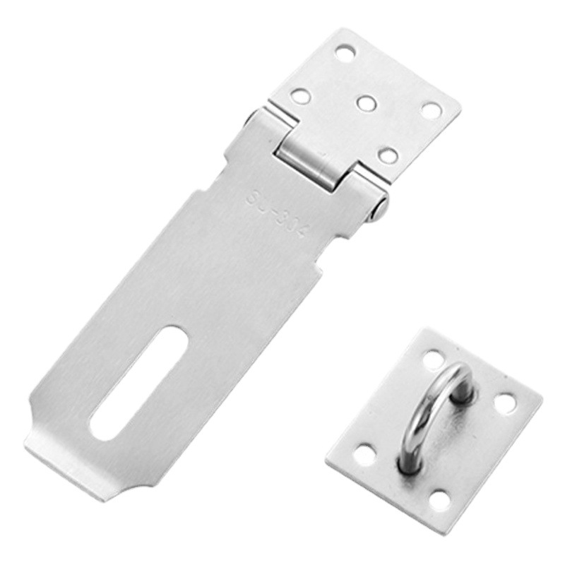 Cerradura de acero inoxidable cajón de la puerta del gabinete candado de la puerta cerradura de la tarjeta hebilla antirrobo hebilla de la puerta anticuada hebilla de la puerta hebilla de la nariz