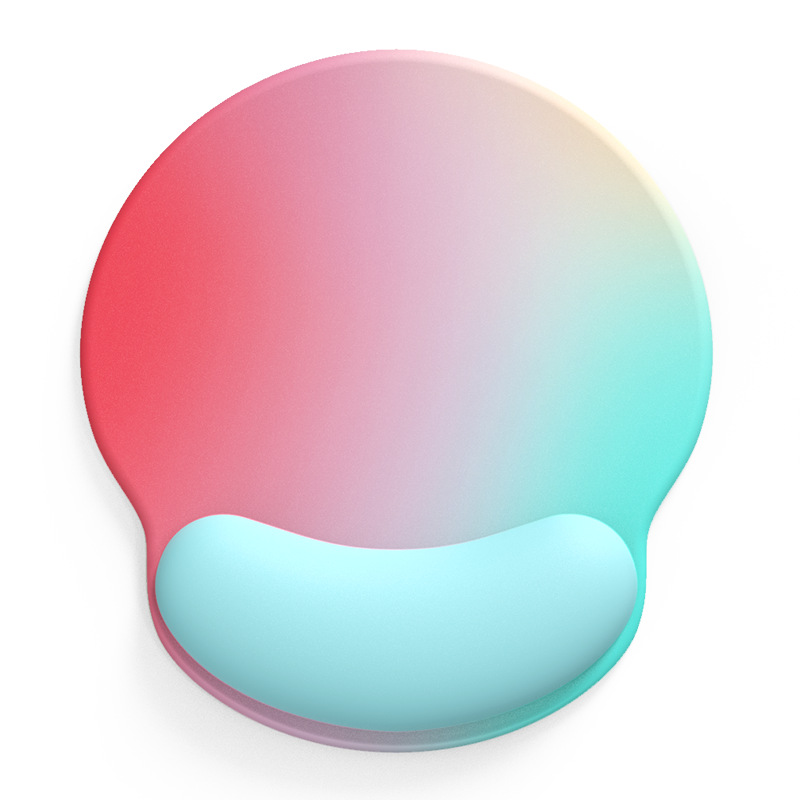 Nuevo gradiente mouse pad silicona muñeca pad estilo simple niños y niñas antideslizante portátil pulsera hermosa