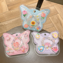 Children's butterfly-shaped jewelry blister box set cartoon bear fruit acrylic ring colorful bead bracelet