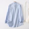 Spring design long shirt, Korean style, trend of season, mid-length