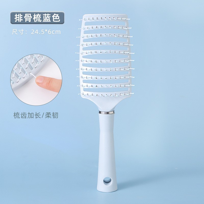 Pein de cabello flojo especial para damas, cabello de cabello largo, pein de costilla de cráneo alto, pein de cabello flojo para niñas, cabello de soplado, cabello de masaje de rizos