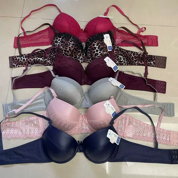 Underwear with Underwire, Thin Molded Cup Bra, Women's Small Bust Push-Up Adjustable Breathable Bra