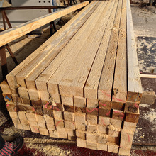 工地用白松木方条子建筑木方5*7方木10*10松木条实木板云杉原木