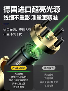✅ Level High-Precision Strong Light Thin Line Battery Capacity Universal Level Five-Line Infrared Brand Laser