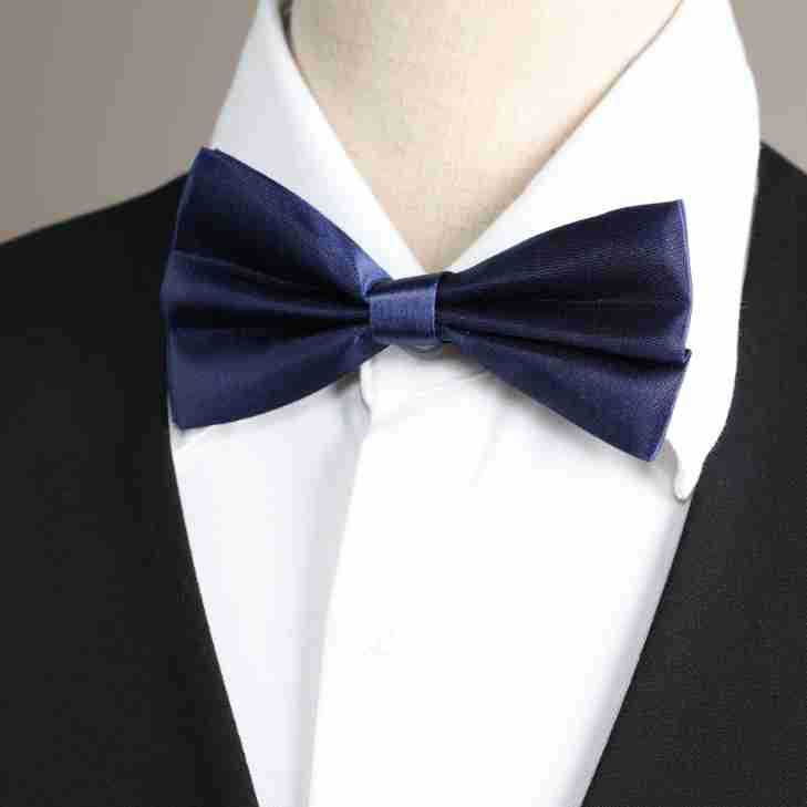 네이비 블루 나비 넥타이