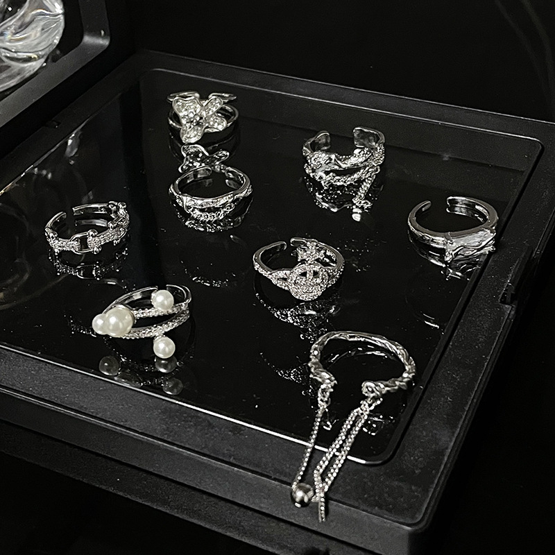 Fashion Geometric Copper Plating Open Ring 1 Piece