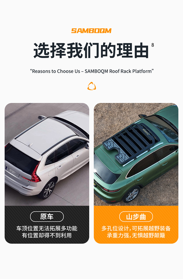 Cayenne Roof Rack Cayenne Roof Rack Accessories for Non-Destructive Installation Roof Rack Roof Platform