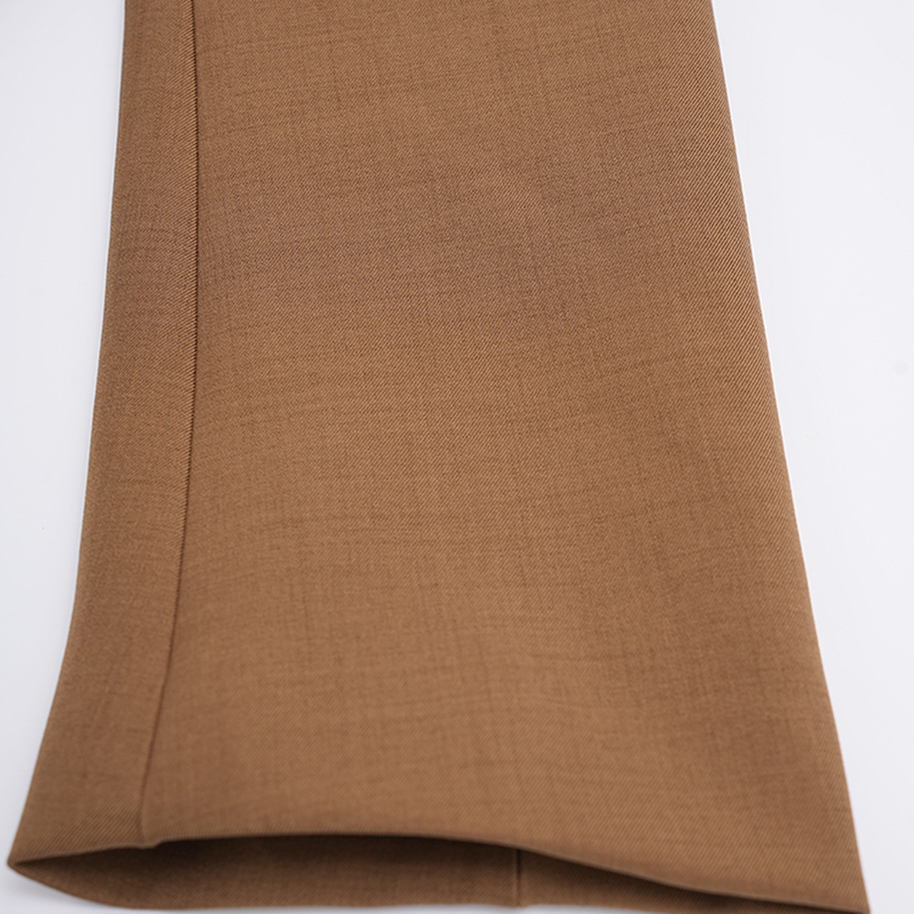 Elegant Women's Pant Set V-neck Single-breasted Suit Two-piece Set_voghion.com