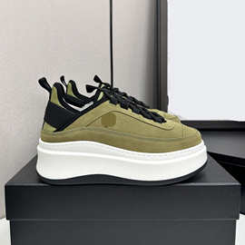 2025秋冬新款时尚舒适厚底增高老爹鞋百搭休闲运动鞋小白鞋女鞋