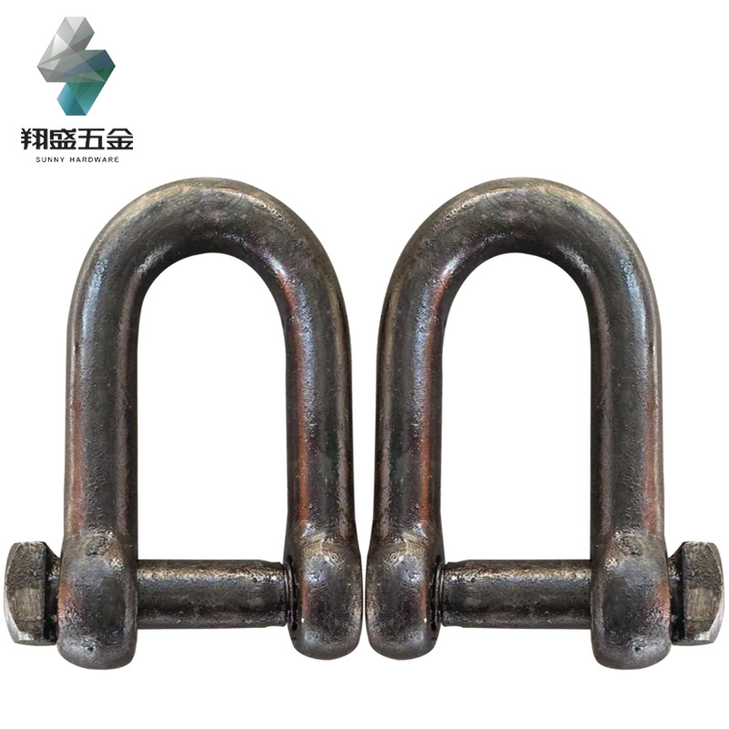 船用卸扣全钢锻造防脱设计抗烟雾耐腐蚀适用拖网围网延绳