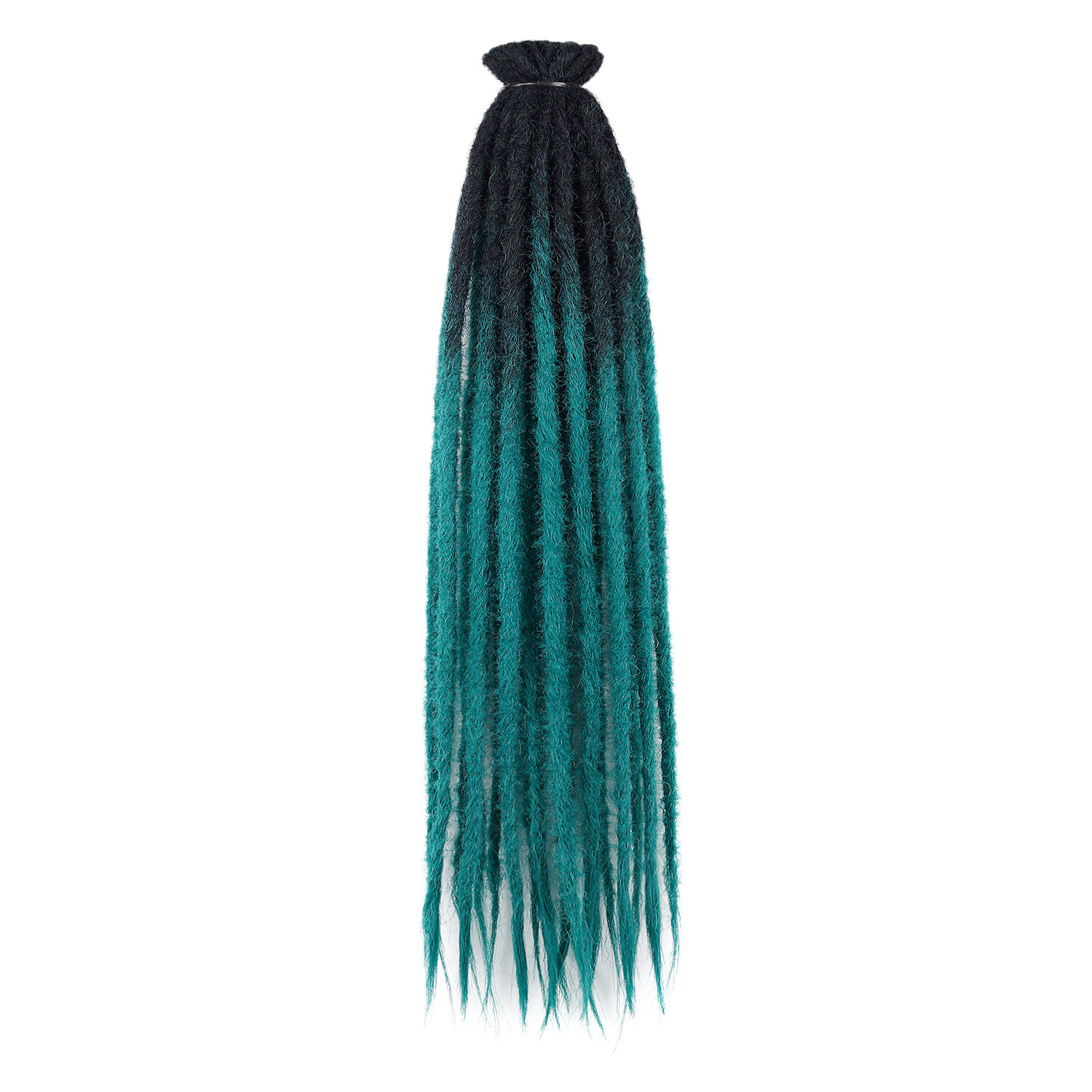 Exportación de comercio exterior europea y americana peruca de crochet una sola mano frotando trenzas africanas hip-hop 24 pulgadas trenzas perucas rectas trenzas