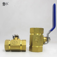 Brass ball valve 4/6 inches DN15 20 25 high temperature 32 thick square self-water valve water switch