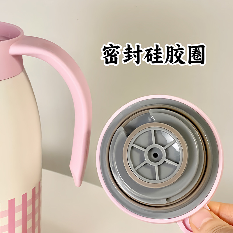 高颜値保温ポット大容量オフィス寮学生高颜値ステンレス家庭用湯たんぽ湯たんぽ|undefined