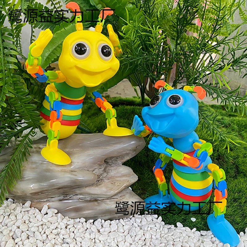 Цветные крупные муравьи с несколькими суставами, которые могут быть подвижными, имитируемыми игрушками насекомых, чтобы распаковать большие муравьи детские игрушки