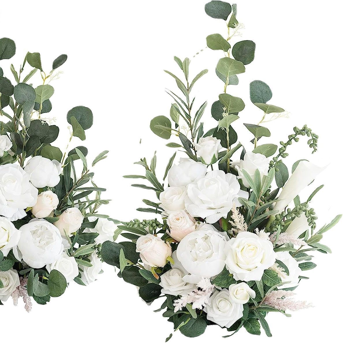 Amazon suministro directo de fábrica fiesta Festival la boda chimenea pasillo arco entrada decoración Fondo flor artificial ajuste