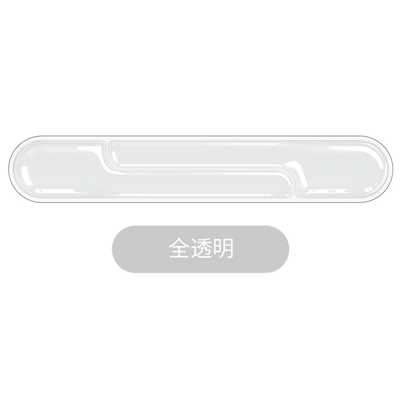 夏季清爽透明硅胶鼠标垫水晶键盘托护腕鼠标垫办公解压跨境热卖品|undefined
