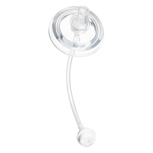 5.5 caliber suitable for xinanyi feeding bottle water suction nozzle baby silicone nipple integrated straw gravity ball learning drinking nozzle