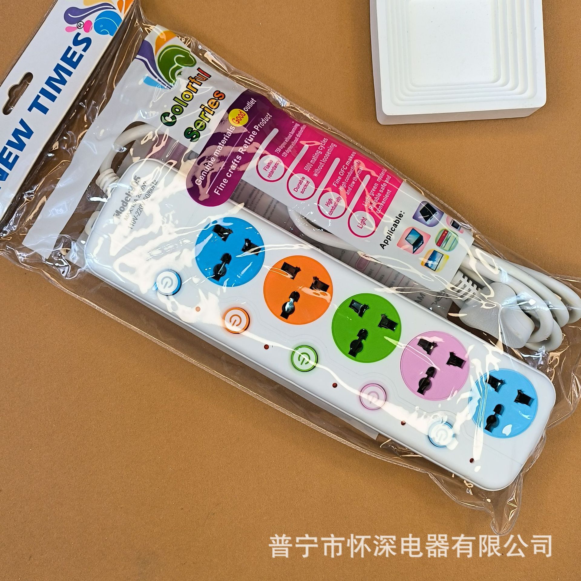 905 # placa de enchufe multifuncional creativa un orificio con un interruptor con lámpara indicadora enchufe de comercio exterior enchufe de fila