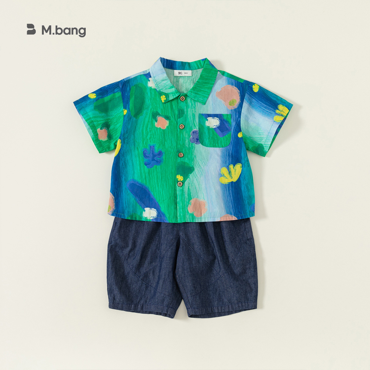 Ropa infantil Youbao, conjuntos para hermanos, camisa con estampado de grafiti, vestido para niñas, vestido de princesa con efecto tie-dye, traje informal para niños
