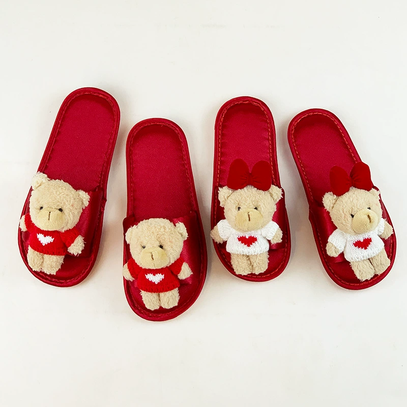 Свадебные тапочки, женские новые свадебные туфли, летняя Праздничная пара утреннего халата, свадебная красная пара, Прямая доставка с фабрики