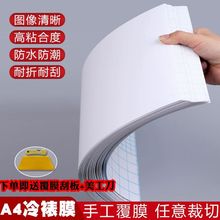 a4冷裱膜自粘透明照片星星diy冰箱贴大头贴相片6寸证件小卡