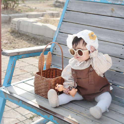 ins Korean version of children's sunglasses for going out, cute candy-colored round-frame sunglasses, male and female baby sunglasses