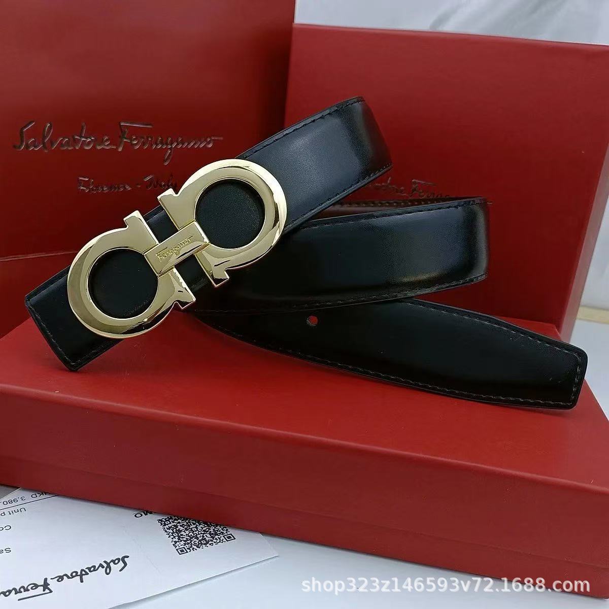 Plain gold buckle [hanging buckle-gift box] / 105cm