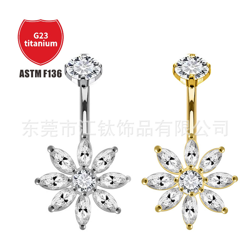 Pointed titanium steel lip stud product view
