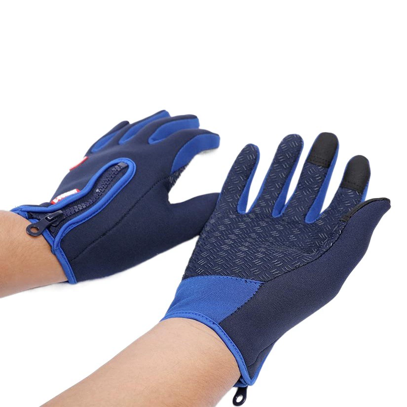 Перчатки уличные зимние мужские и женские для спортивной езды теплые перчатки мотоциклетные ветрозащитные перчатки на флисовой подкладке из полиуретана с сенсорным экраном перчатки для пальцев