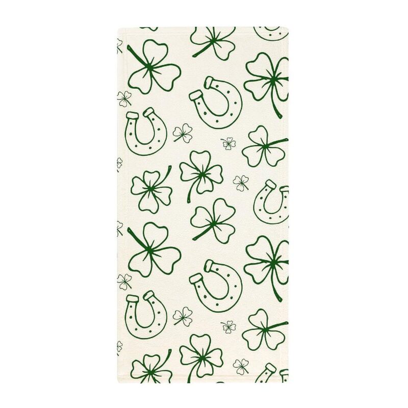 Four-leaf clover bathroom towel horseshoe shaped absorbent face towel soft towel kitchen bathroom hotel bar yoga exercise Four-leaf clover bathroom towel horseshoe shaped absorbent face towel soft towel kitchen bathroom hotel bar yoga exercise