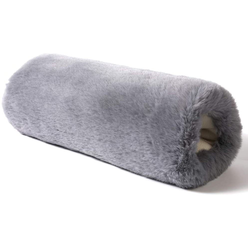 现货冬季羊羔绒暖手套 保暖毛绒袖套 手臂套 暖手筒 捂手套仿兔毛