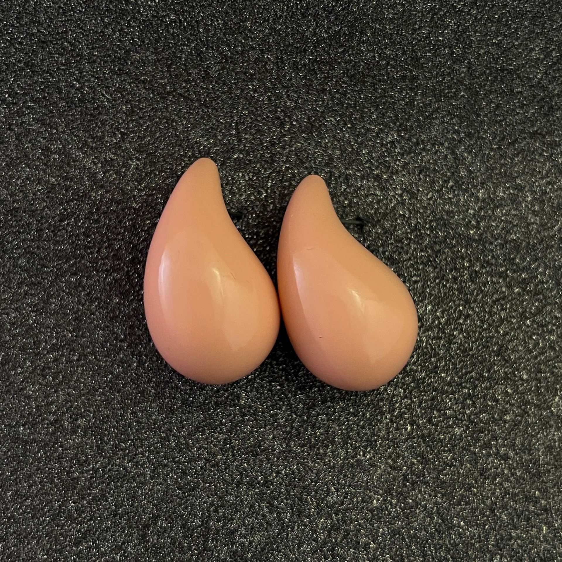 18K pendientes de oro pendientes de gota elegante personalidad simple gran acrílico color caramelo Venta caliente guisantes pendientes