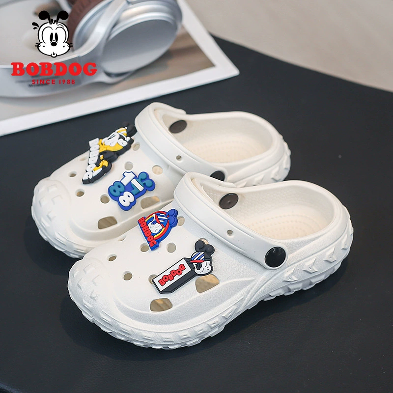 Детские тапочки Babudou 2025 летний стиль сабо для мальчиков для улицы пляжная обувь детские нескользящие сандалии