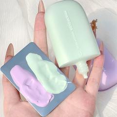 pinkyfocus清透水漾調色隔離霜水潤控油妝前乳不易卡粉學生女彩妝