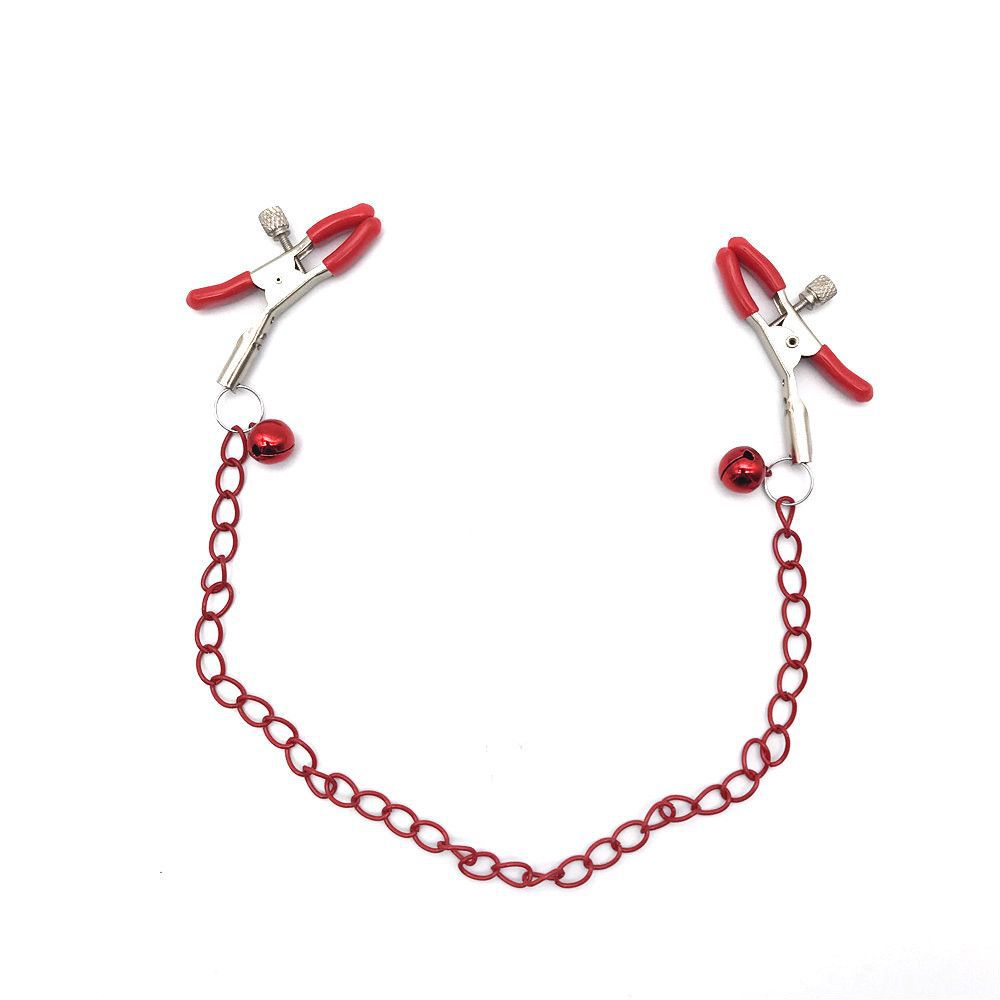 Metal Milk clip Small bell Nipple clamps spouse game Toys SM Tuning adult interest Supplies