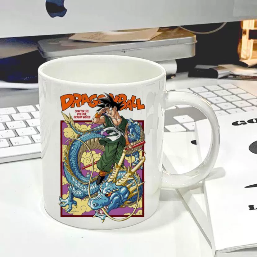 Пара чашек Dragon Ball: Каракото, Сакуравян, Сунь Укун — керамическая кружка для воды/кофе