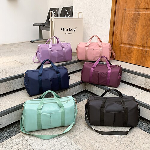 Fashionable large-capacity dry and wet separation fitness bag for men and women's short-distance travel outdoor business travel bag yoga handbag
