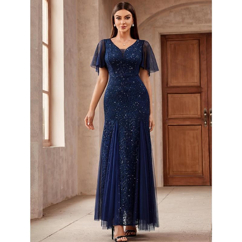 Q7822 亚马逊速卖通款 Bridesmaid Dresses 跨境代发新款|undefined