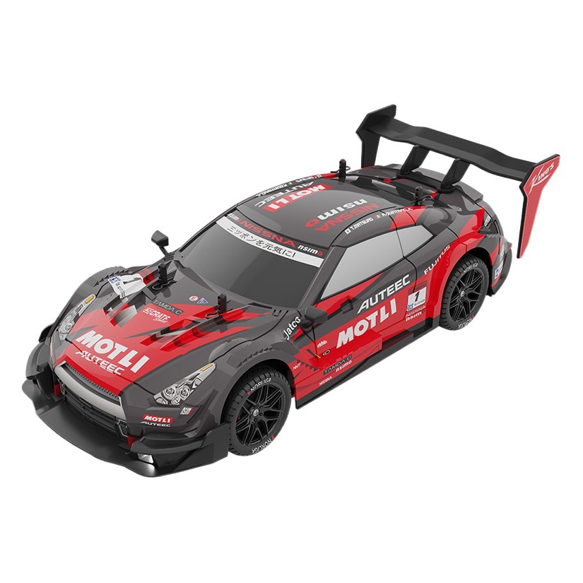 Coche de Carreras de Alta Velocidad con Control Remoto X, Tracción en las Cuatro Ruedas, Derrape, Recargable, Eléctrico, Modelo de Coche de Carreras 2.4g, Juguete para Niños, GTR